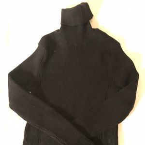 Ribbed turtleneck sweater